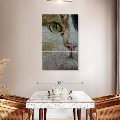 Ebern Designs Brampt Calico Cat