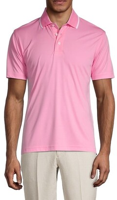 pink golf polo