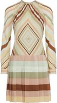 Thumbnail for your product : Valentino Printed Silk Crepe De Chine Mini Dress