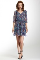 Thumbnail for your product : BE BOP Double- V Paisley Dress
