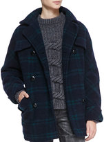 Thumbnail for your product : Etoile Isabel Marant Gael Double-Breasted Plaid Coat