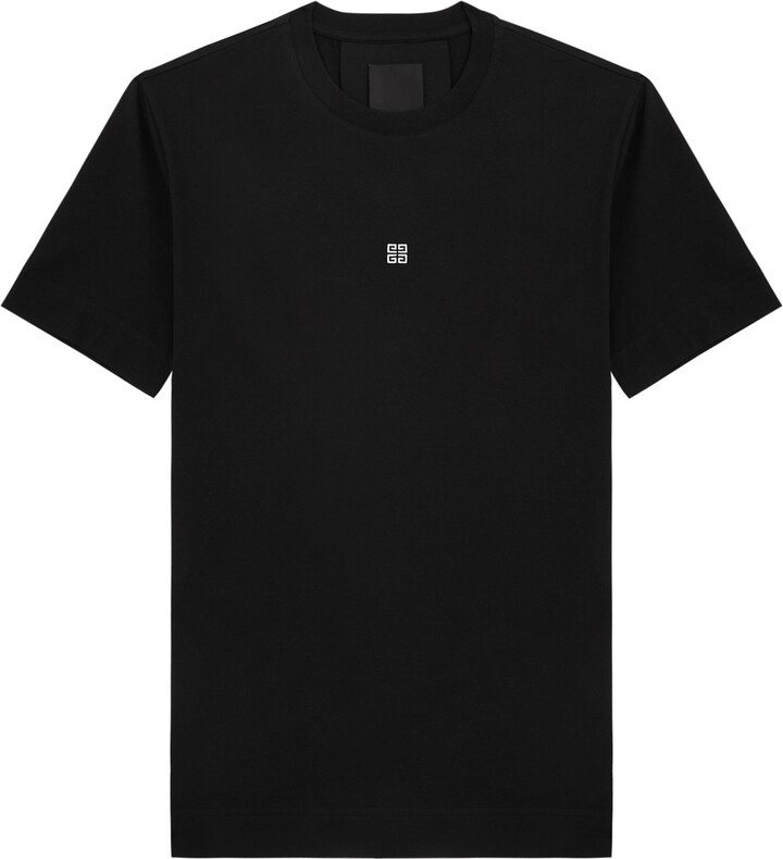 Givenchy Logo-embroidered Cotton T-shirt