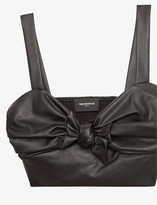 Thumbnail for your product : The Kooples Faux-leather cropped top