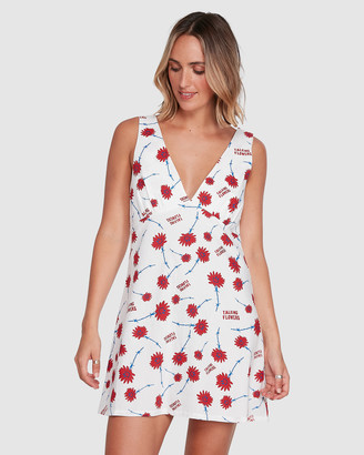 RVCA Women's White Dresses - Talking Flowers Dress - Size One Size, 14 at The Iconic