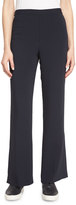 Thumbnail for your product : Helmut Lang Stretch Crepe Flare Pants, Navy