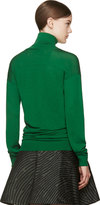 Thumbnail for your product : Stella McCartney Green Displaced Shapes Turtleneck