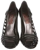 Thumbnail for your product : KORS Patent Leather Cage Pumps