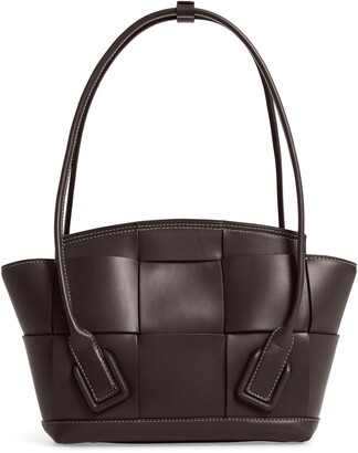 Bottega Veneta The Arco 48 Intrecciato Leather Top Handle Bag
