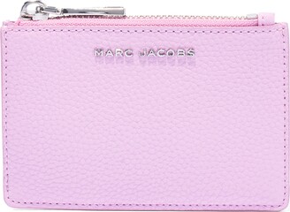 Marc Jacobs Leather Id Slot Zip Card Holder in Purple Womens Wallets and cardholders Marc Jacobs Wallets and cardholders 