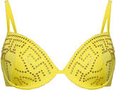 Thumbnail for your product : Versace Eyelet-embellished Bikini Top