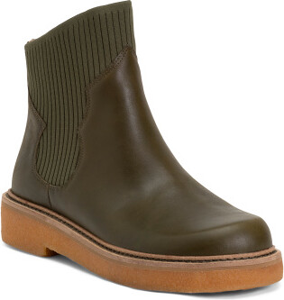 TJMAXX Leather Cannon Chelsea Booties For Women