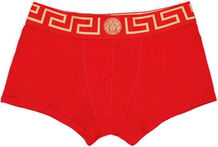 Versace Greca Border Stretched Boxer Briefs