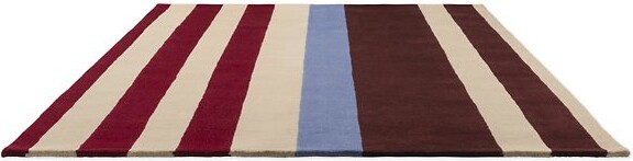 Marimekko Ralli Rug in Red, Size: 6 ft 7 " x 9 ft 2 "