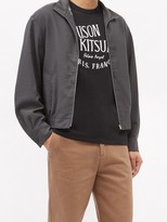 Thumbnail for your product : MAISON KITSUNÉ Palais Royal-print Cotton-jersey T-shirt - Black