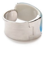Thumbnail for your product : Alexis Bittar Crystal Stenciled Wrap Liquid Cuff Bracelet