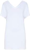 Thumbnail for your product : PrettyLittleThing Basic White V Neck T Shirt Dress
