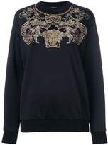 Versace embroidered Medusa sweatshirt