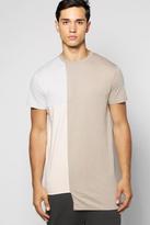 Thumbnail for your product : boohoo Colour Block Mock Layer Tee
