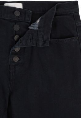 HUGO BOSS Relaxed-fit cropped jeans in dark-blue stretch denim