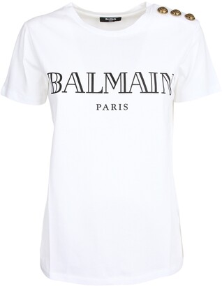 Balmain Logo Print T-Shirt
