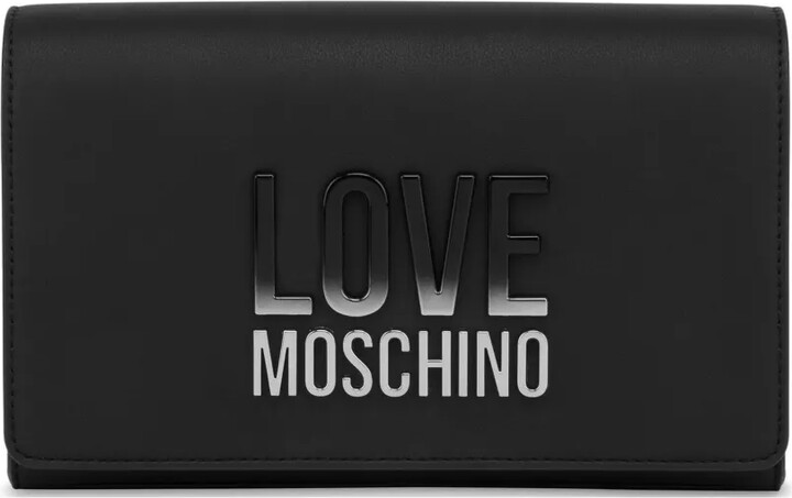 Love Moschino Logo-Plaque Crossbody Bag