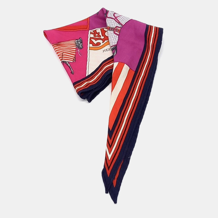 Hermes Rosangi Silk Scarf