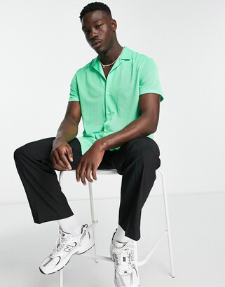asos neon green top