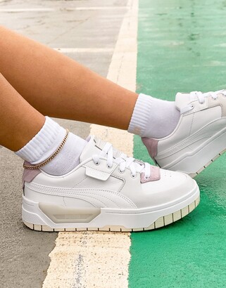 Puma Cali Dream chunky sneakers in white and pink - ShopStyle Trainers &  Athletic Shoes