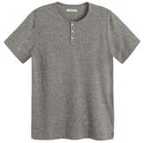 Thumbnail for your product : MANGO MAN Slub-cotton Henley t-shirt
