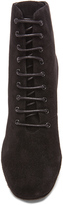 Thumbnail for your product : Saint Laurent Suede Lace Up Babies Boots