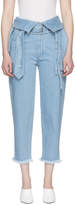 Thumbnail for your product : Marques Almeida Blue Crossover Jeans