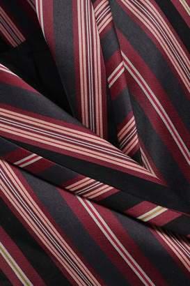 Zimmermann Folly Uniform Striped Cotton-blend Jacquard Wrap Jacket