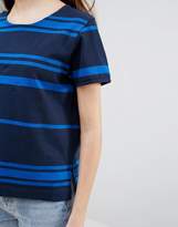 Thumbnail for your product : YMC Engineered Stripe T-Shirt