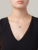 Thumbnail for your product : Shaun Leane sterling silver Cherry Blossom diamond flower posey pendant necklace