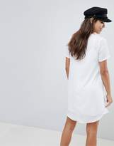 Thumbnail for your product : ASOS Design Sheer Shift Mini Dress