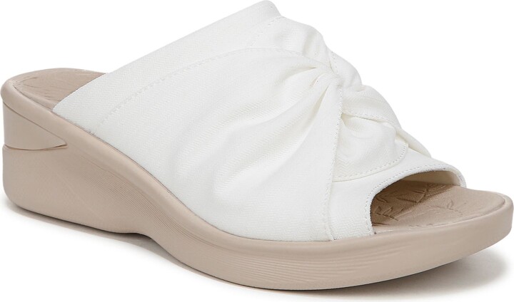 Smile 3 Open Toe Wedge Slide Sandal - Wide Width Available