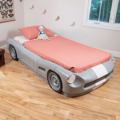 Step2 Toddler to Twin Size Children’s Roadster Car Bed Frame
