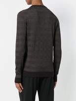 Thumbnail for your product : Brioni V-neck checked jumper
