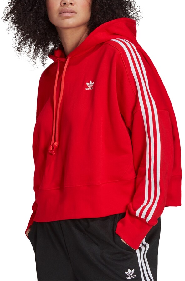 Adidas Crop Hoodie | Shop the world's largest collection of fashion |  ShopStyle