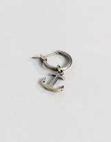 Thumbnail for your product : Simon Carter Single Anchor Hoop Earring Exclusive To Asos