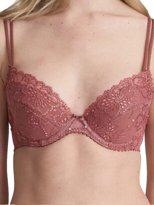 Marie Jo Jane 0101337-RCO Women's Red Copper Embroidered Underwired Push Up  Bra 36E - ShopStyle