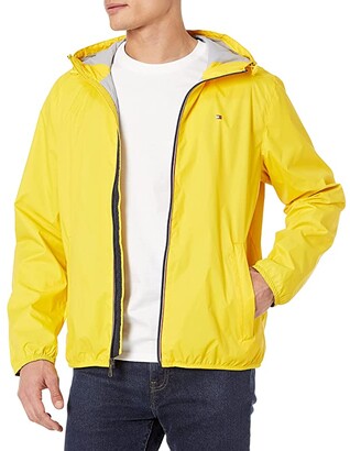 tommy hilfiger jacket green and yellow