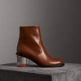 Thumbnail for your product : Burberry Two-tone Leather Block-heel Boots
