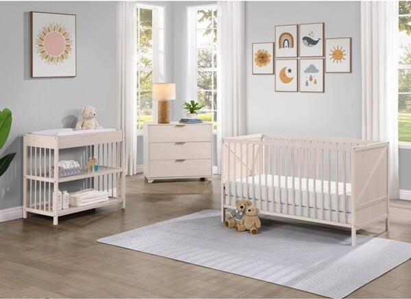 Suite Bebe Pixie Zen 3-in-1 Convertible Crib -