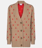 Thumbnail for your product : Burberry Monogram wool-blend cardigan