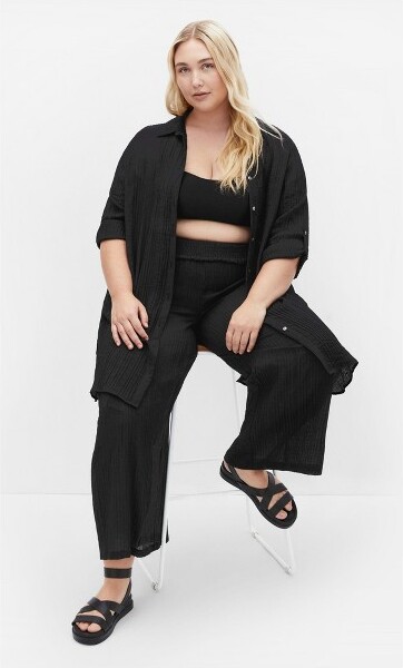 City Chic CITYCHIC|Women'sPlusSizeMaciPant-black-18W