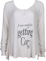 Thumbnail for your product : Wildfox Couture Get Cozy Lagoon Henley Thermal