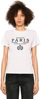 Thumbnail for your product : Balenciaga Paris Embroidery Cotton Jersey T-shirt