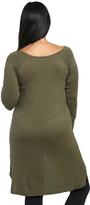 Thumbnail for your product : 24/7 Comfort Apparel Extra-Long High-Low Tunic