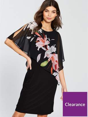Wallis Spring Lily Asymmetric Overlay Dress